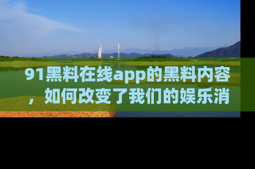 91黑料在线app的黑料内容,如何改变了我们的娱乐消费习惯?