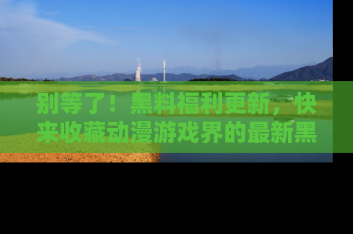 别等了！黑料福利更新，快来收藏动漫游戏界的最新黑料吧！