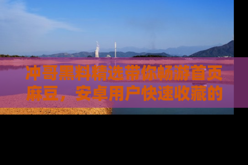 冲哥黑料精选带你畅游首页麻豆,安卓用户快速收藏的秘密武器!