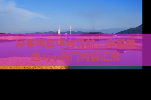 冲哥黑料平台导航:冲哥精选app热门内容汇总
