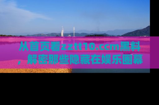 从首页看zztt10.ccm黑料，解密那些隐藏在娱乐圈幕后的丑闻故事！