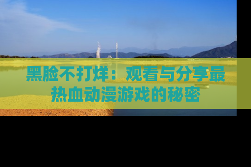 黑脸不打烊：观看与分享最热血动漫游戏的秘密