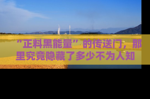 “正料黑能量”的传送门，那里究竟隐藏了多少不为人知的秘密？