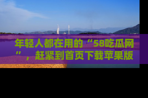 年轻人都在用的“58吃瓜网”，赶紧到首页下载苹果版吧！