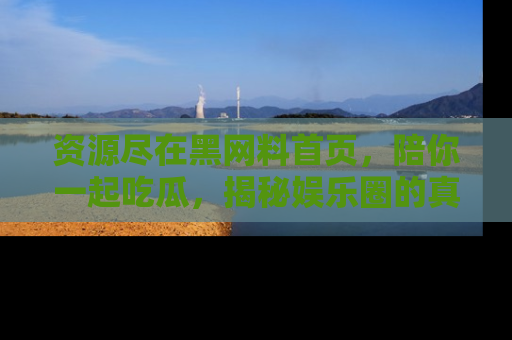 资源尽在黑网料首页,陪你一起吃瓜,揭秘娱乐圈的真实内幕